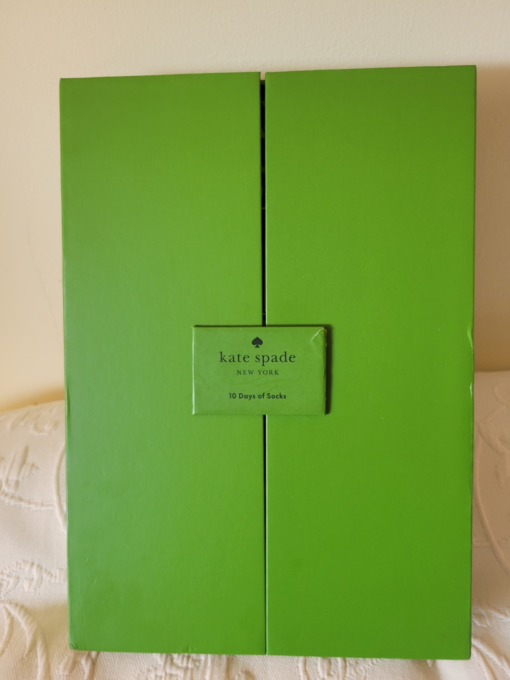 kate spade Green Storage Box - 10 Days of Socks